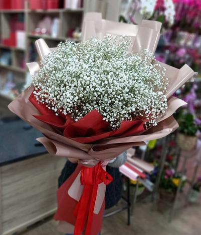 Букет цветов из: Гипсофила в Кирове