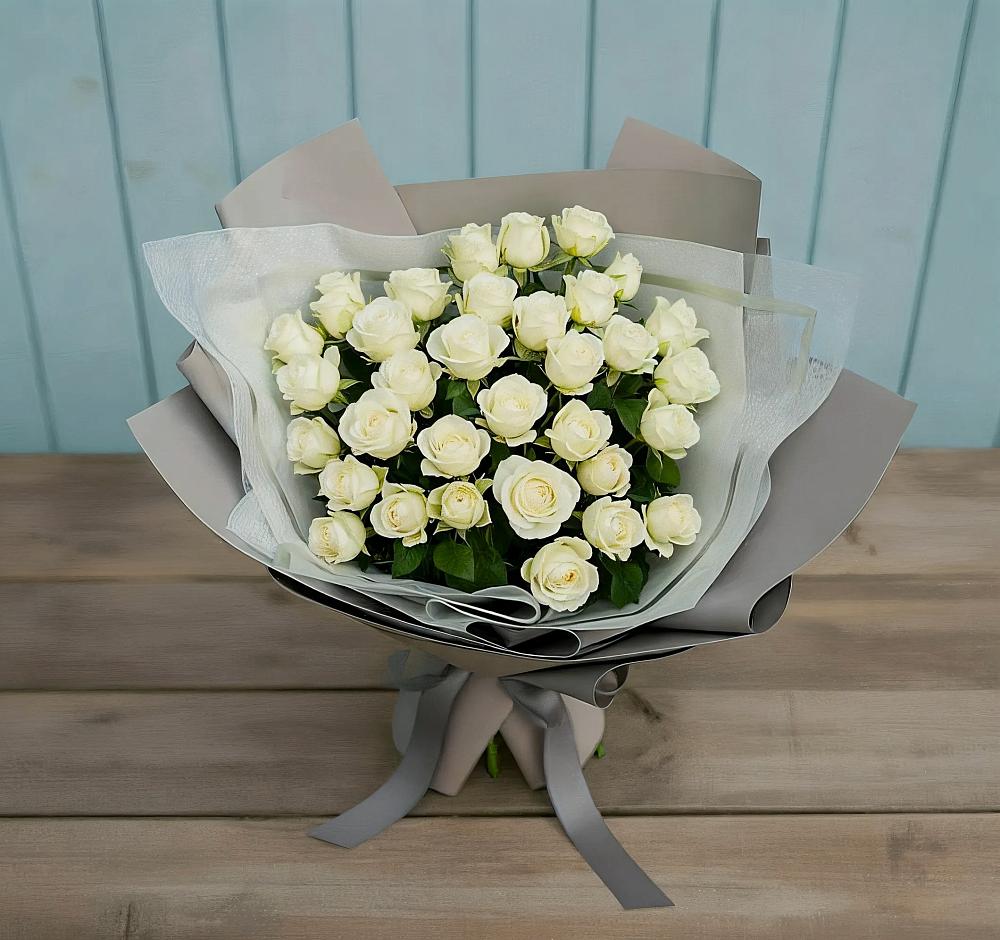 Букет Белоснежная нежность в Кирове