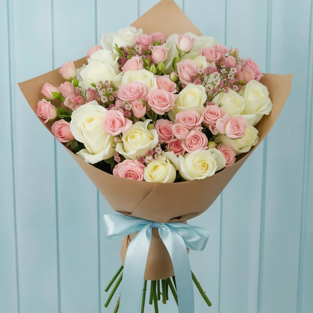 Букет цветов из: Розы в Кирове